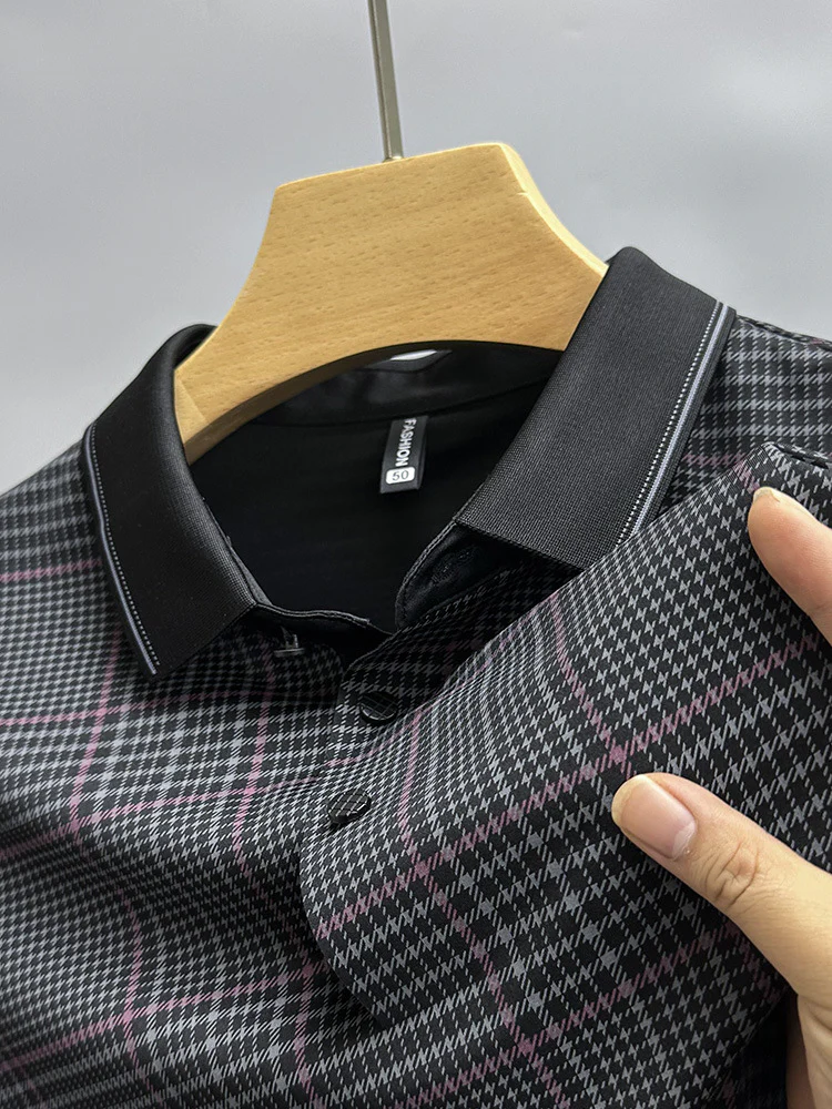 Lope® | Checkered Polo Shirt - Image 4