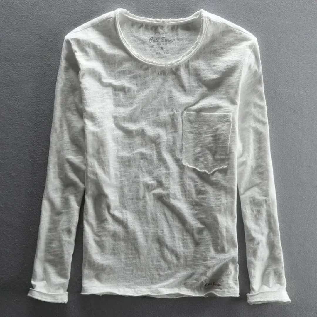 Lucas | Zen Soft Cotton Long Sleeves Shirt - Image 3