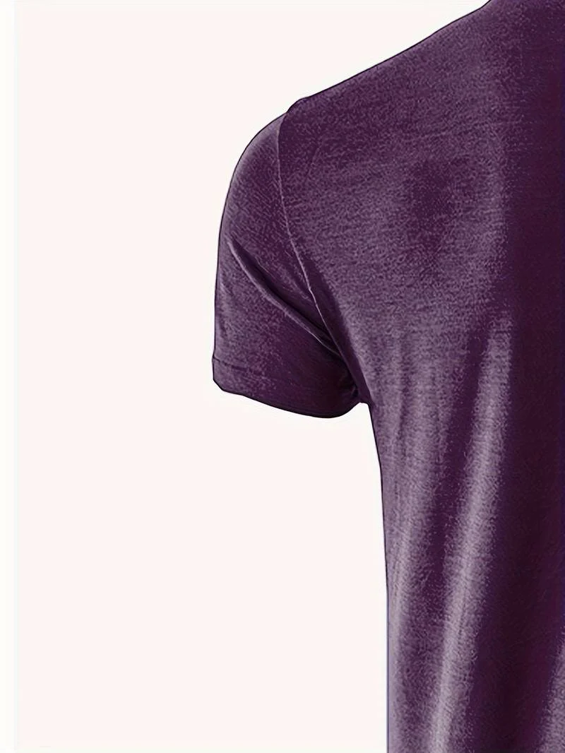 Lucian® | Casual Short Sleeve Turtleneck T-Shirt - Image 4