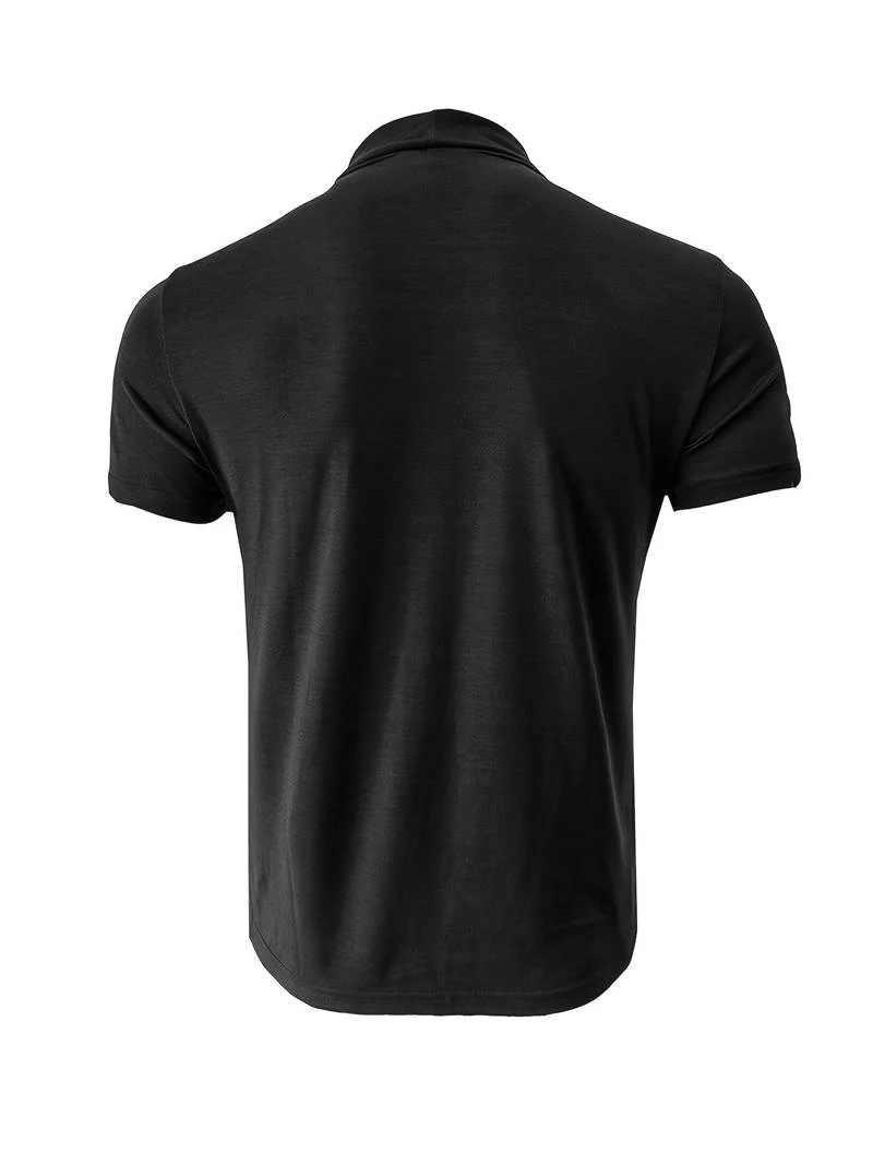 Lucian® | Casual Short Sleeve Turtleneck T-Shirt - Image 6