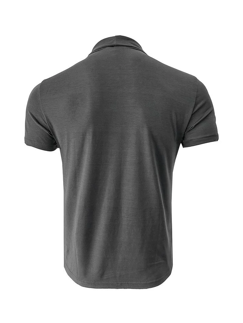 Lucian® | Casual Short Sleeve Turtleneck T-Shirt - Image 8