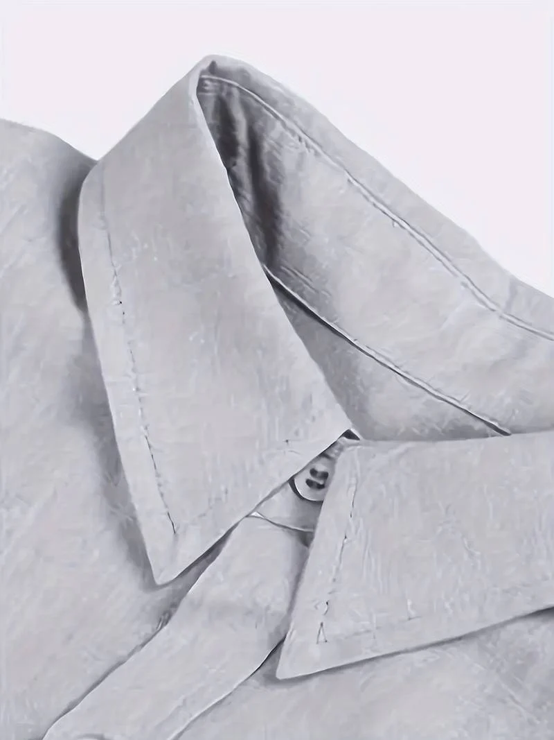 Luciana® | Plain Short Sleeve Shirt For Men