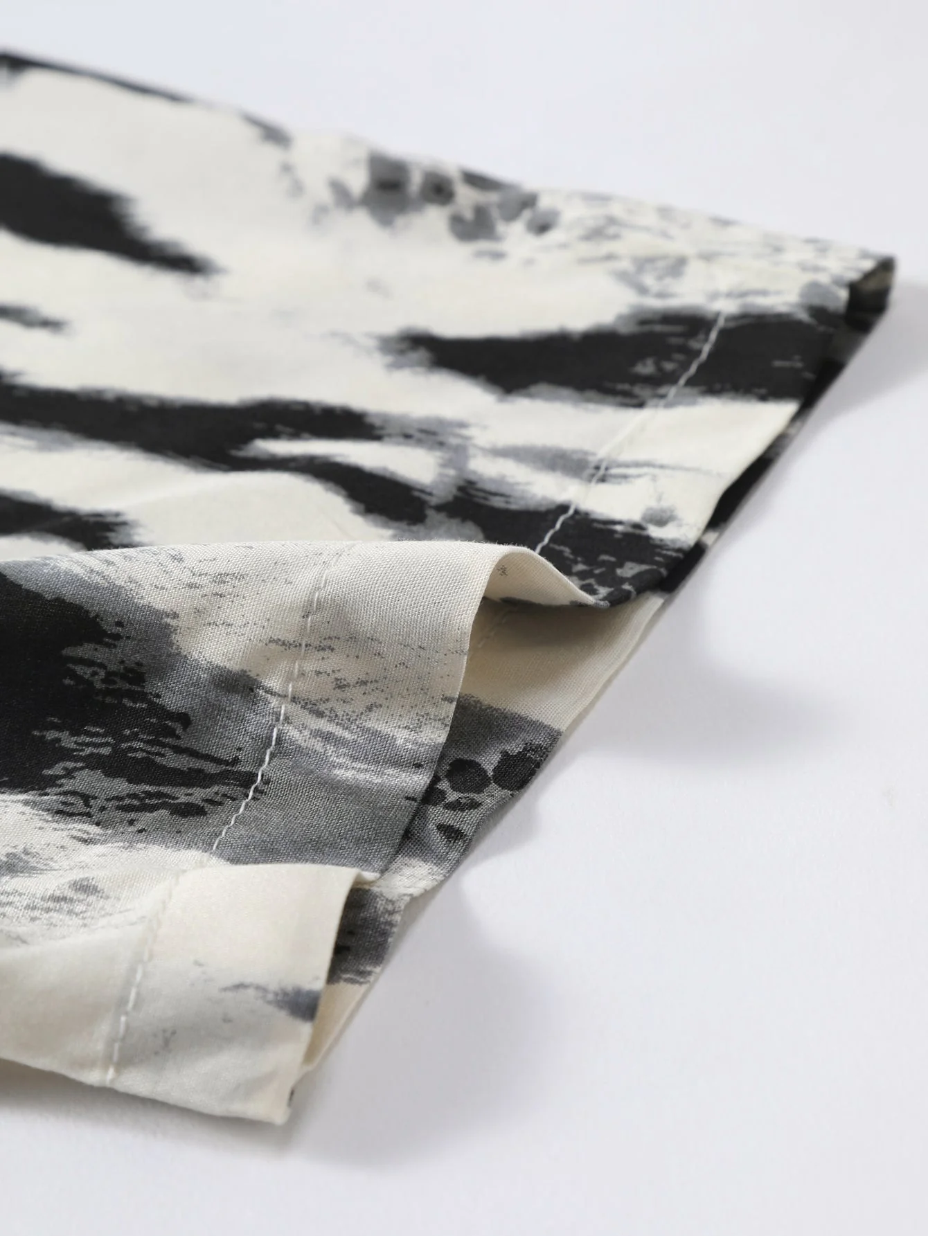 Luciano® | Brushstroke Print Button Up Shirt - Image 5