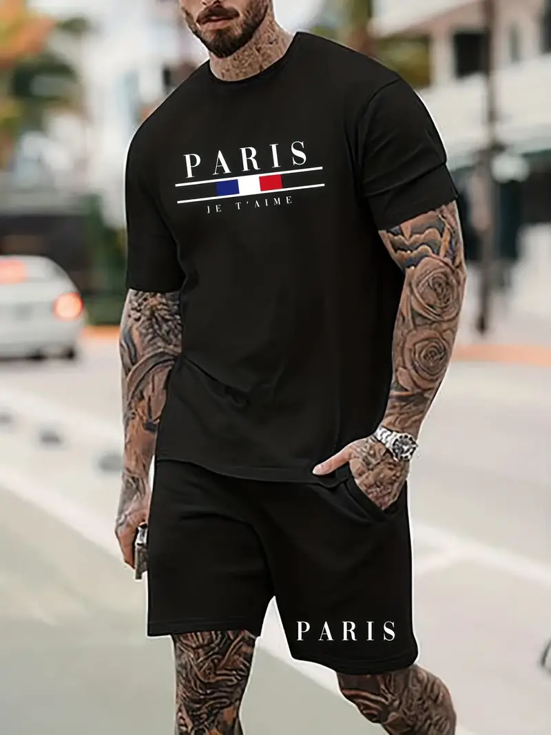 Lucky® | Casual 2-Piece T-Shirt And Shorts For Men - Image 2