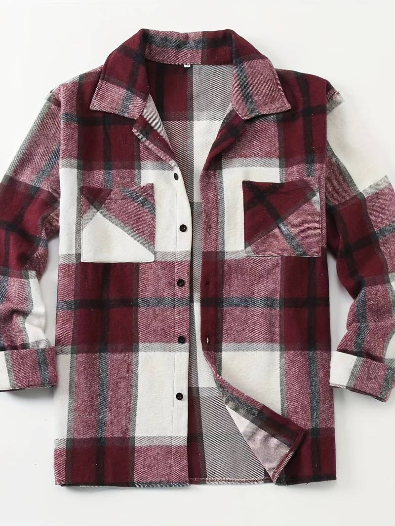 Lucy® | Long Sleeve Button-Down Shirt With Check Pattern For Men - Image 7