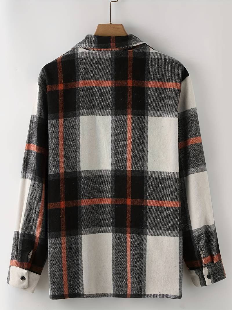 Lucy® | Long Sleeve Button-Down Shirt With Check Pattern For Men - Image 8