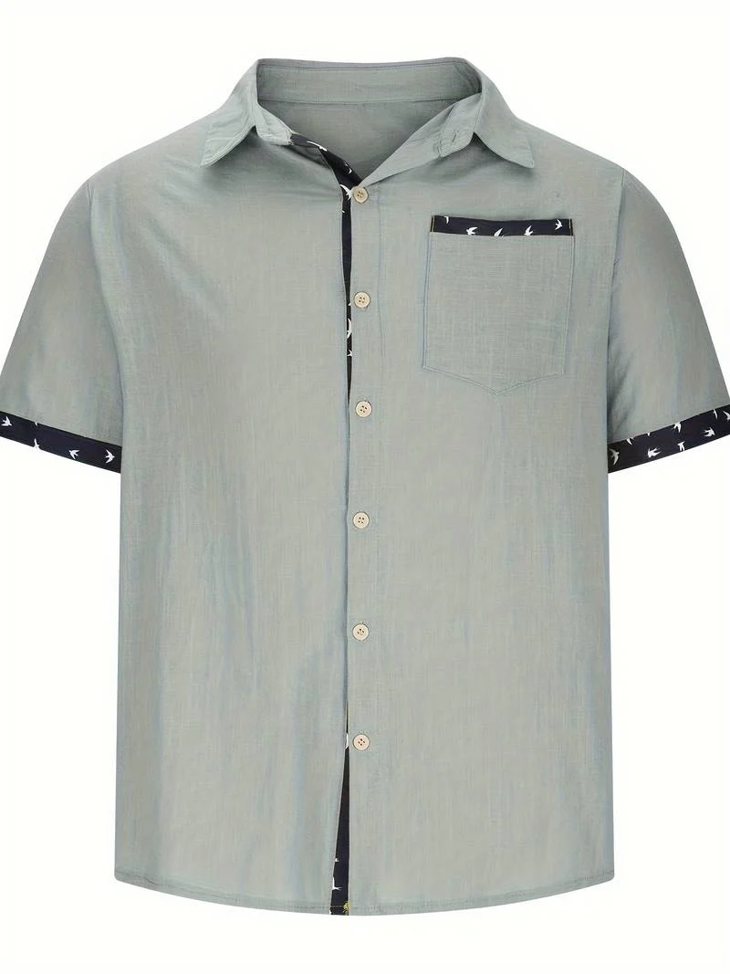 Ludwig® | Stylish, Loose, Matching Color Shirt Made Of Cotton Blend - Image 11