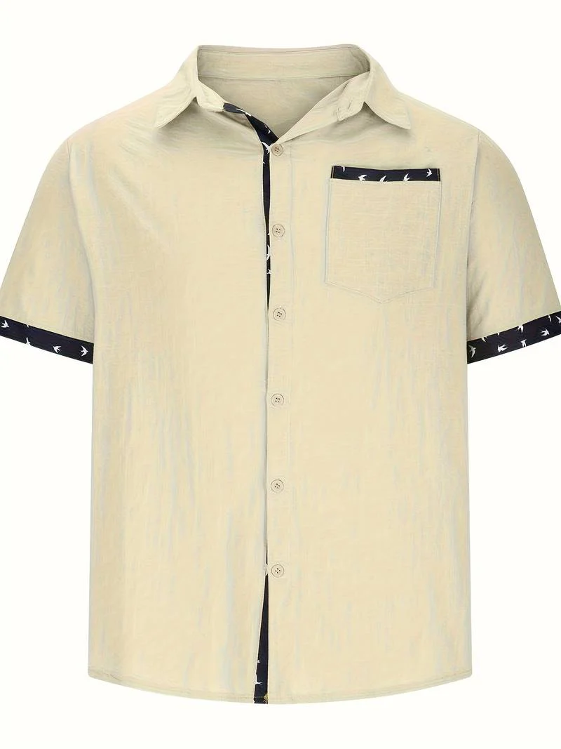 Ludwig® | Stylish, Loose, Matching Color Shirt Made Of Cotton Blend - Image 4