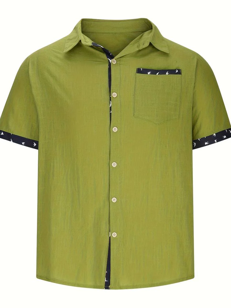 Ludwig® | Stylish, Loose, Matching Color Shirt Made Of Cotton Blend - Image 8