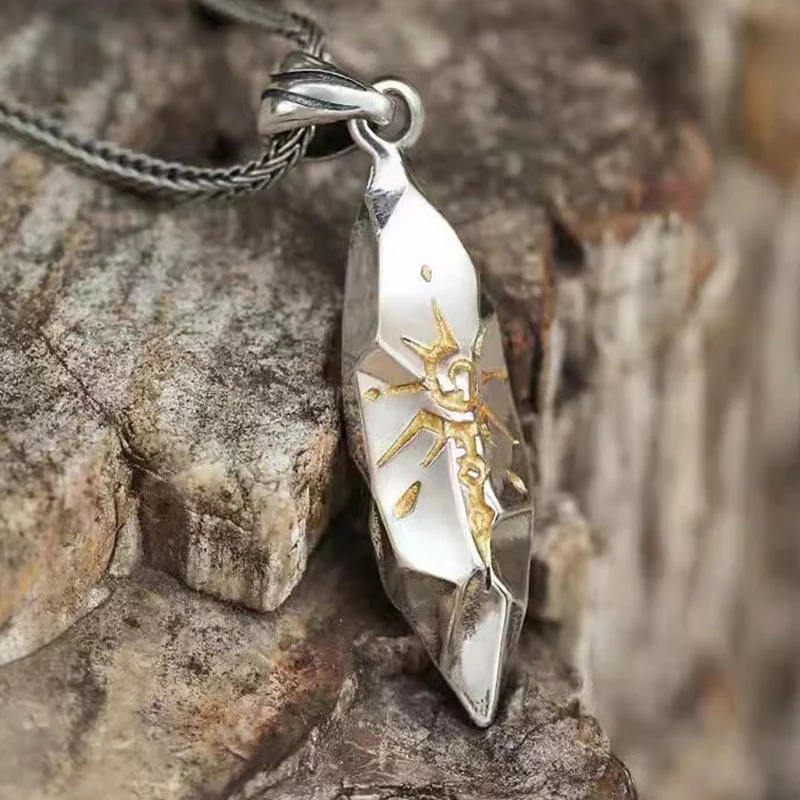 Luis | Men'S Vintage Fashion S925 Silver Wishing Stone Necklace - Image 2
