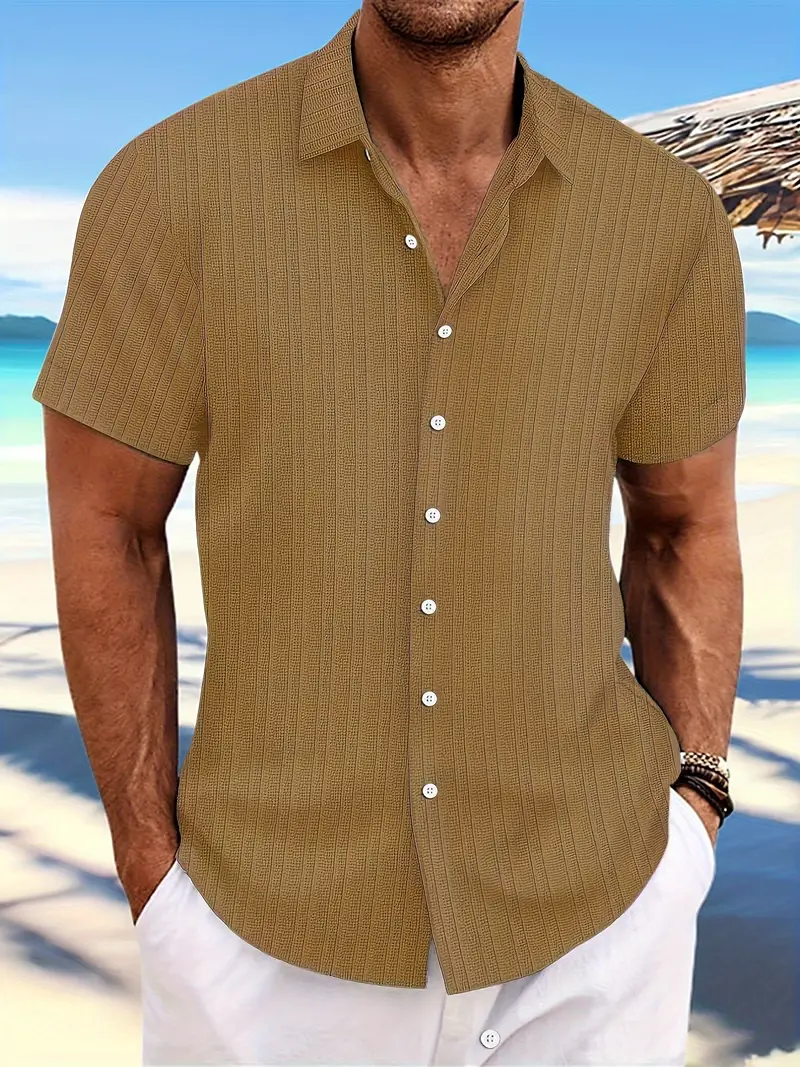Lulu® | Casual Shirt With A Loose Striped Pattern - Image 3