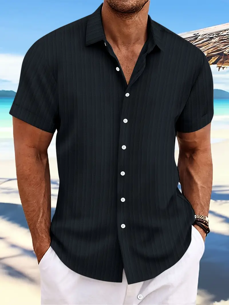 Lulu® | Casual Shirt With A Loose Striped Pattern - Image 4