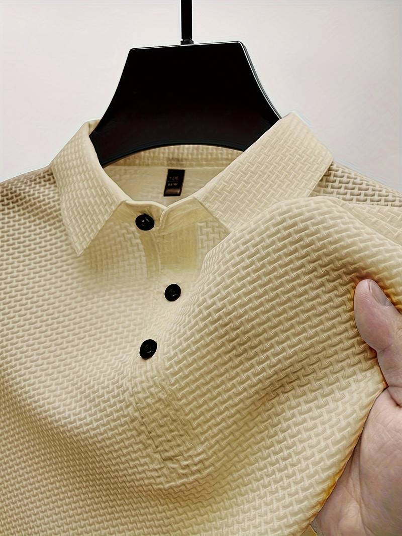 Luz® | Casual, Breathable Short-Sleeved Shirt With Half Buttons - Image 12