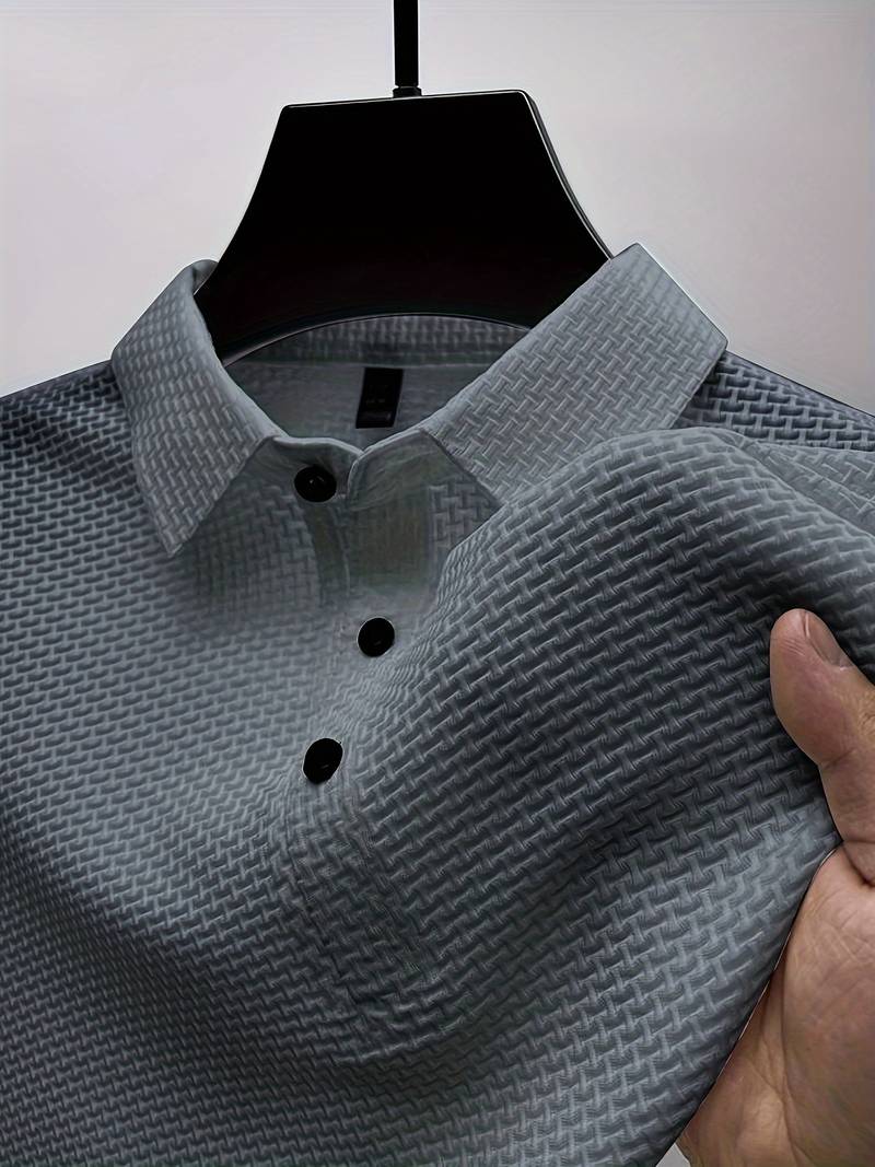 Luz® | Casual, Breathable Short-Sleeved Shirt With Half Buttons - Image 18