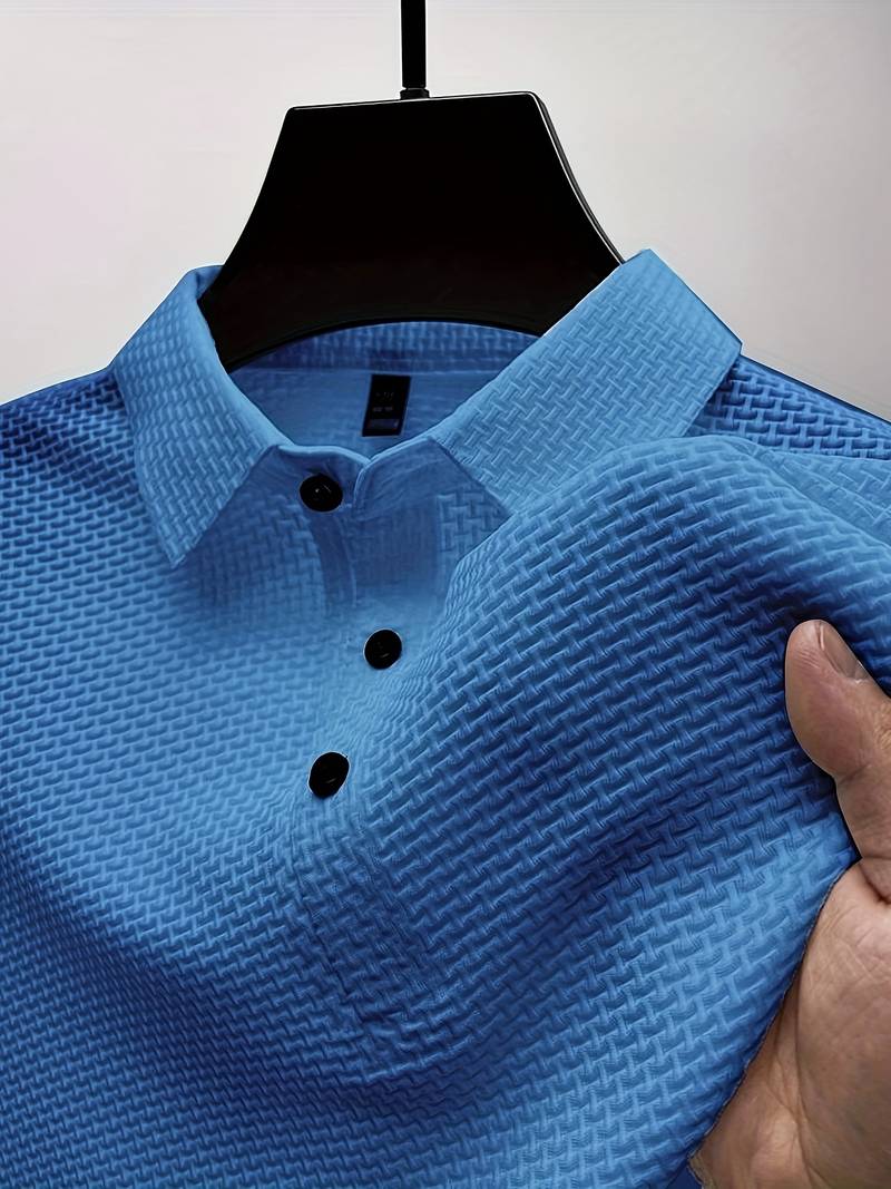 Luz® | Casual, Breathable Short-Sleeved Shirt With Half Buttons - Image 27