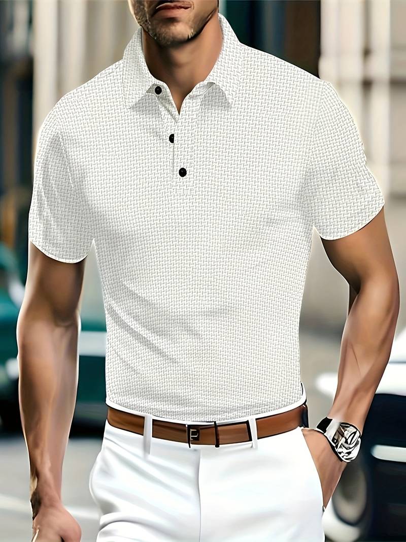 Luz® | Casual, Breathable Short-Sleeved Shirt With Half Buttons - Image 28