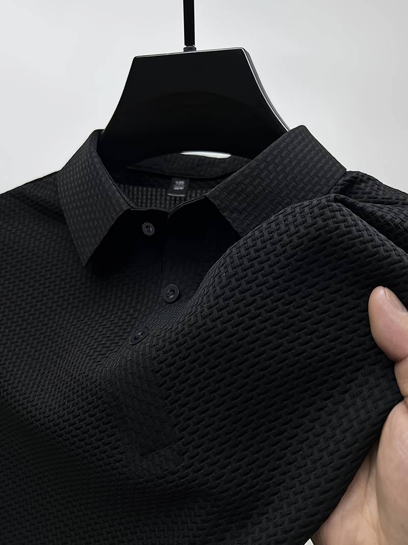 Luz® | Casual, Breathable Short-Sleeved Shirt With Half Buttons - Image 9