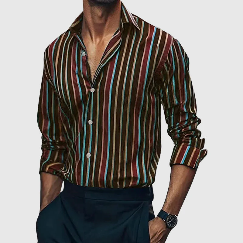 Lyndon® | Luxury Striped Shirt - Image 5