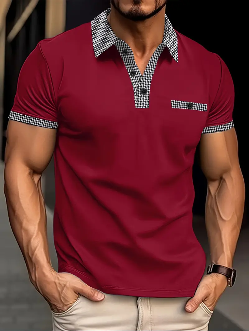 Lysander® | Casual, Buttoned Short-Sleeved Shirt For Men - Image 9