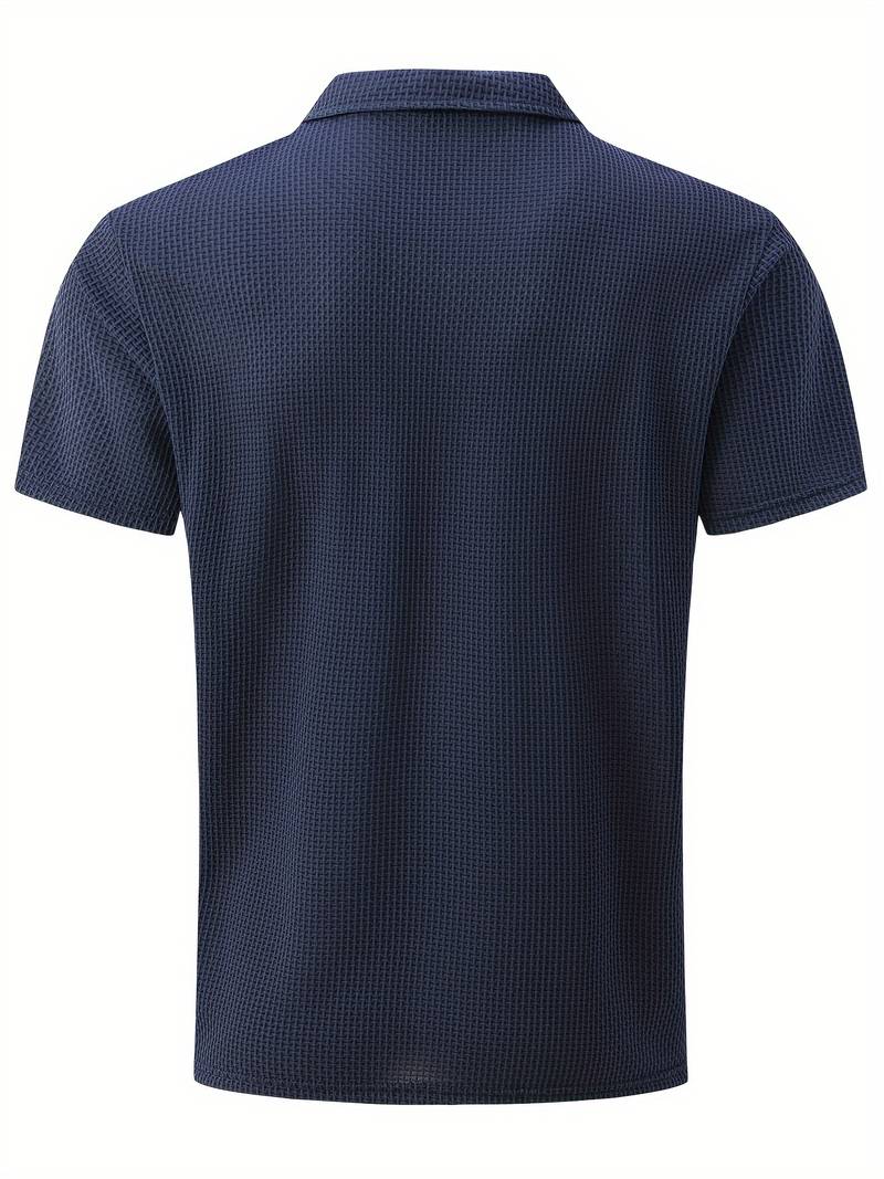 Macaria® | Solid Leisure Golf Shirt For Men - Image 17