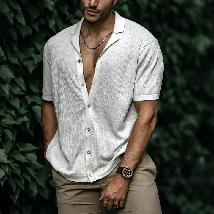 Machelle® | Attractive Cut Paired With Summery Comfort: Summery Linen Men'S Shirt - Image 2