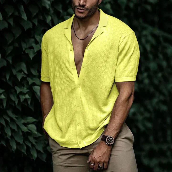 Machelle® | Attractive Cut Paired With Summery Comfort: Summery Linen Men'S Shirt - Image 6