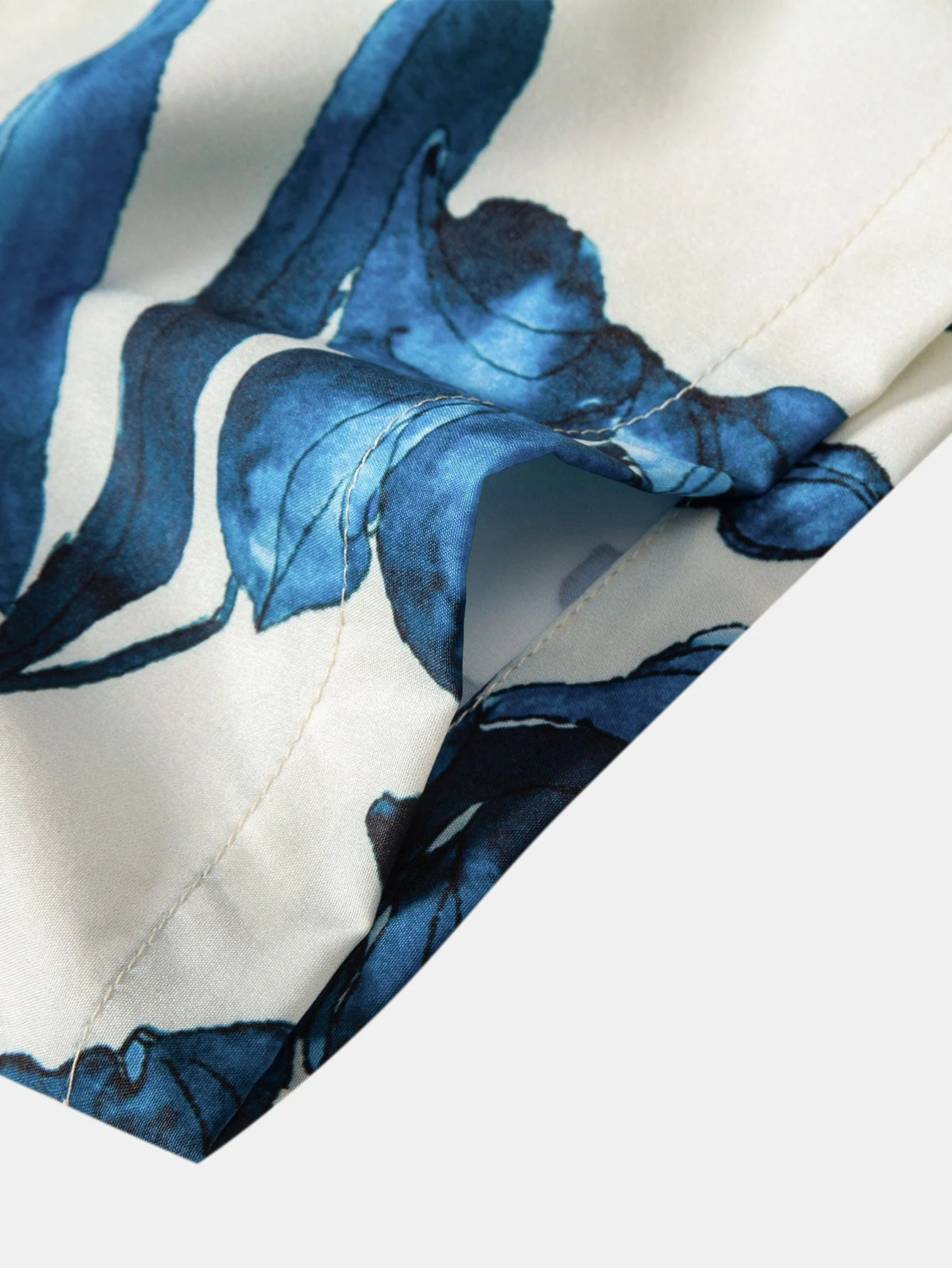 Madoc® | Ink Floral Print Button Up Shirt - Image 4