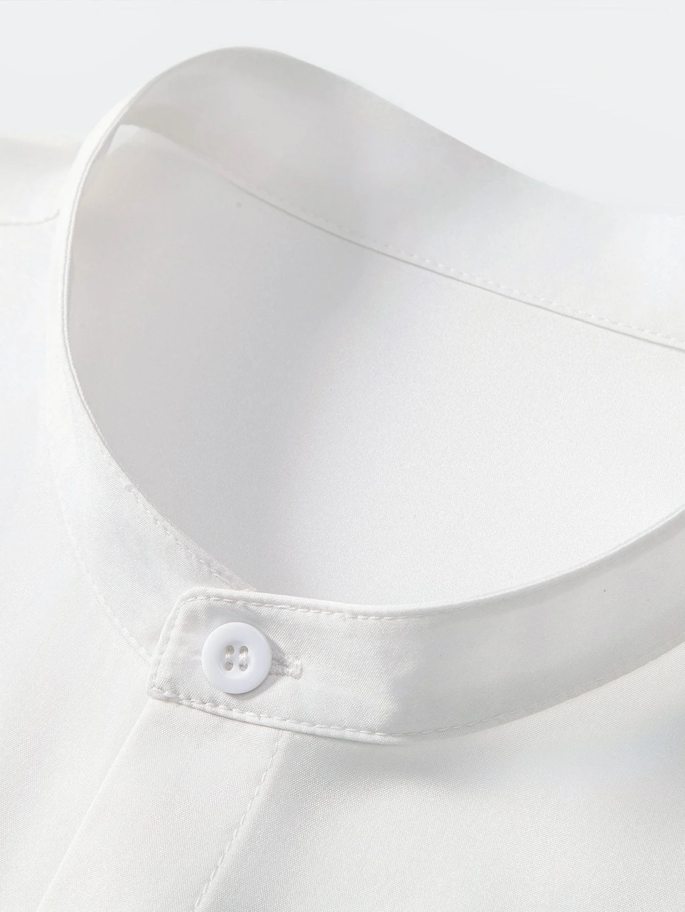 Mahoma® | Ink Landscape Painting Stand Collar Shirt - Image 3