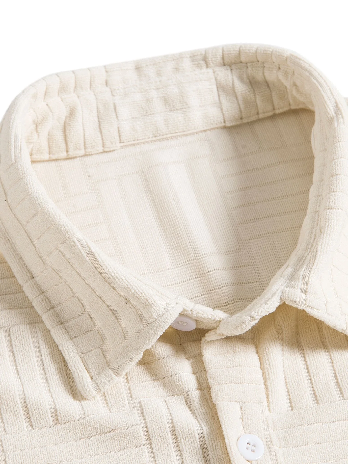 Malcolm® | Towelling Jacquard Shirt - Image 3
