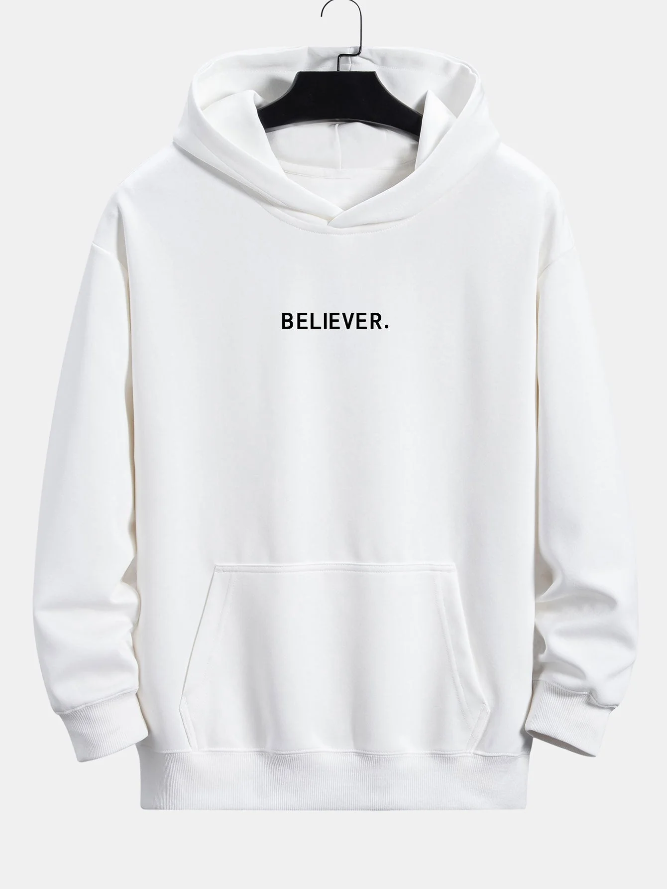 Malik | Believer Print Relax Fit Hoodie