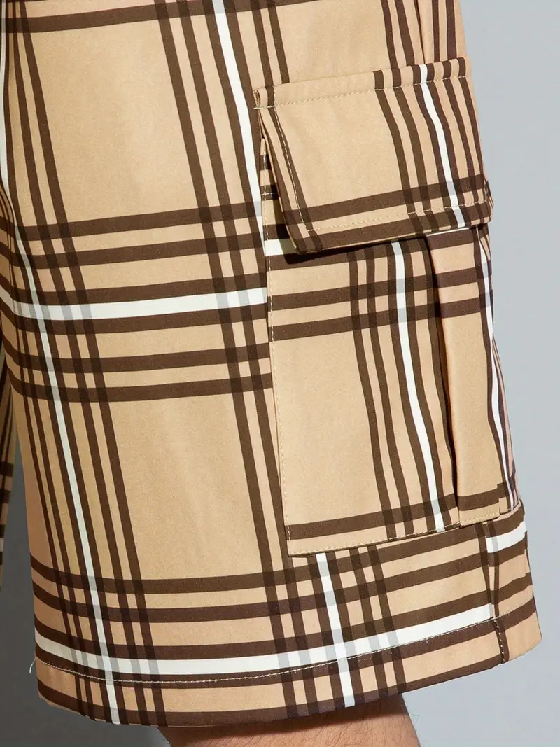 Manfredo® | Casual Checked Shorts With Drawstring And Side Pockets - Image 2