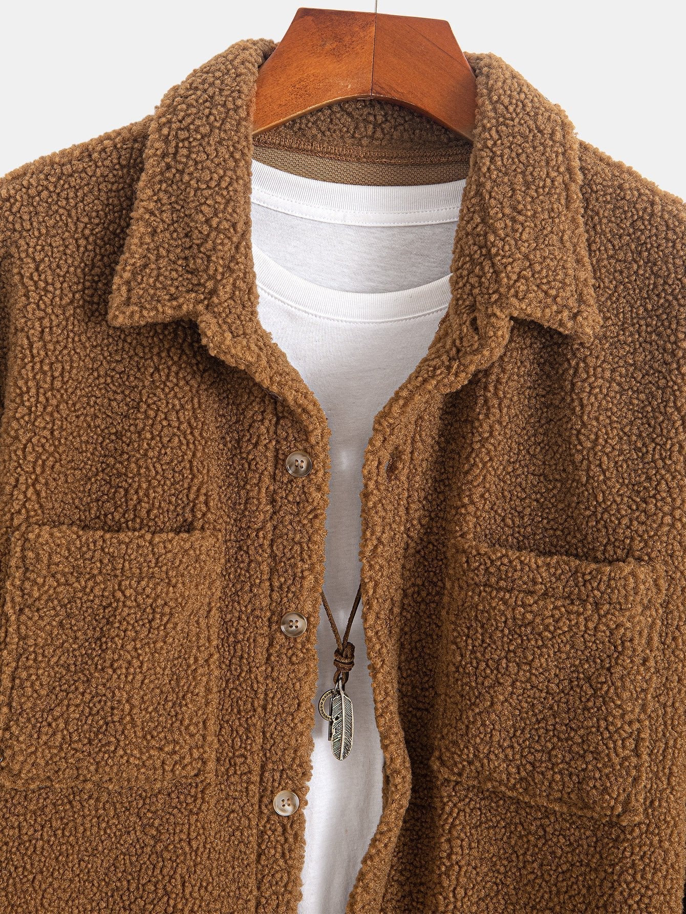 Manuel® | Teddy Fleece Button Up Shirt - Image 10