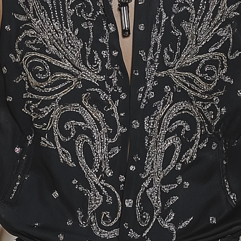 Manuel | Men'S Summer Fashion Embroidery Cotton Blend Sleeveless Shirt - Image 3