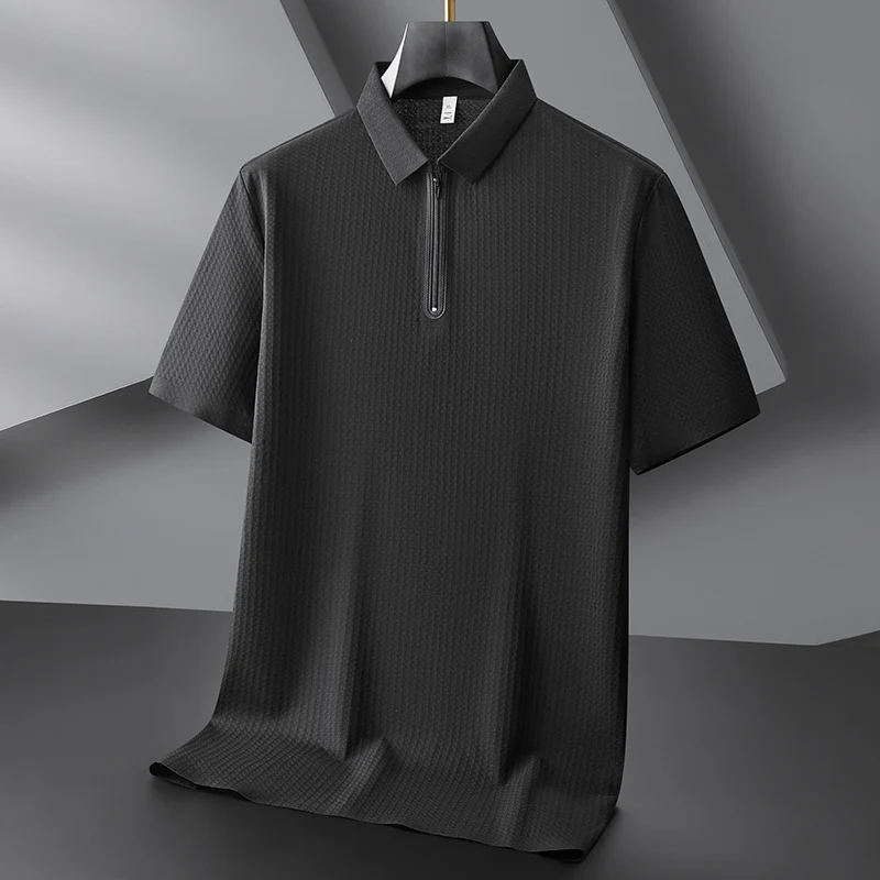 Marcel® | Texture-Zip Polo