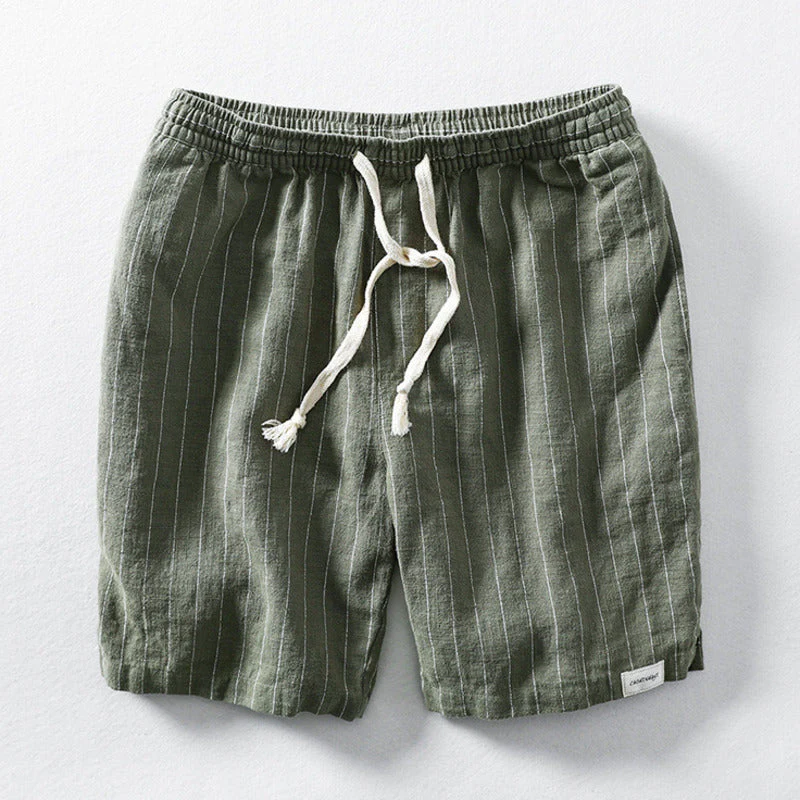 Marciano® | Linen Pinstripe Shorts - Image 3