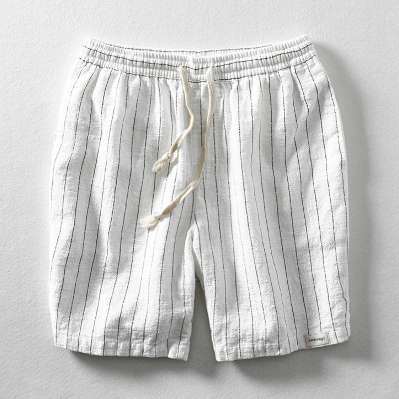 Marciano® | Linen Pinstripe Shorts - Image 4