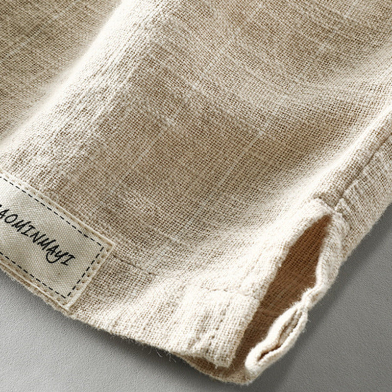Marciano® | Linen Pinstripe Shorts - Image 6