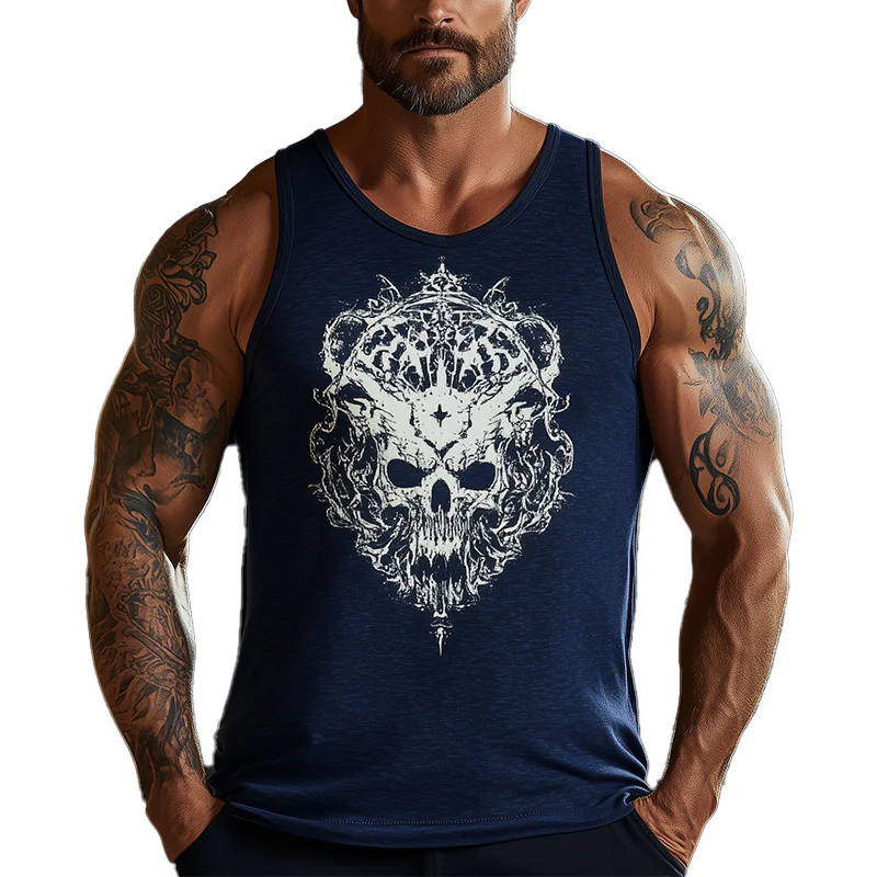 Mark | Men'S Summer Fashion Cotton Blend Printed Tank Top