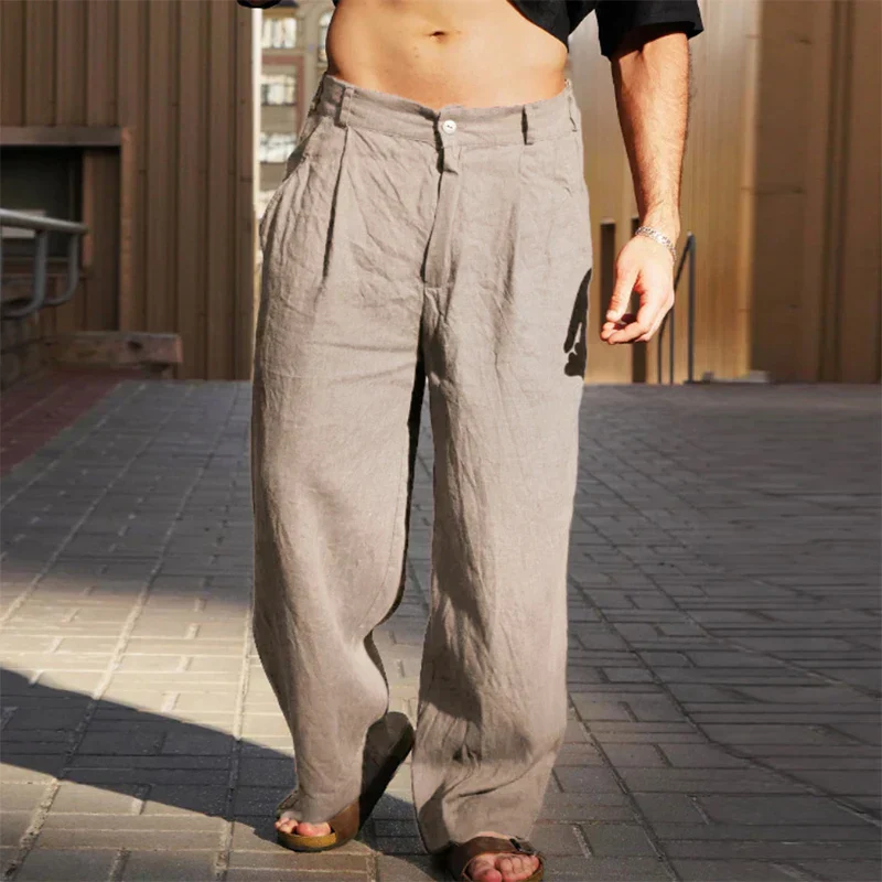 Martin | Wide-leg linen pants - Image 5