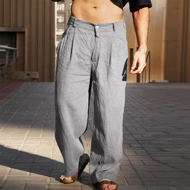 Martin | Wide-leg linen pants - Image 7