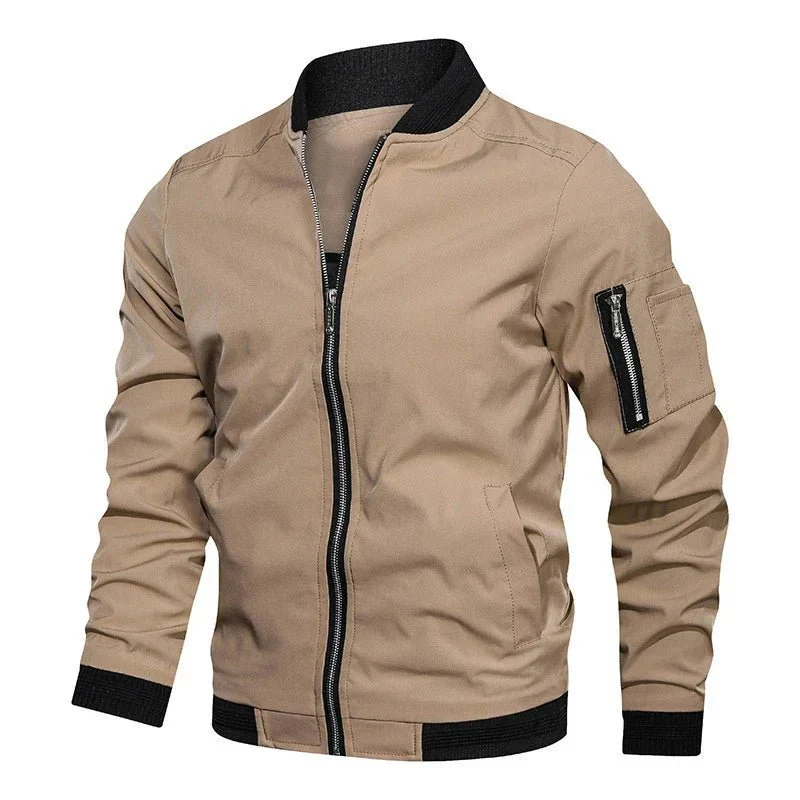 Matias | Stylish zip-up bomber jacket - Image 9