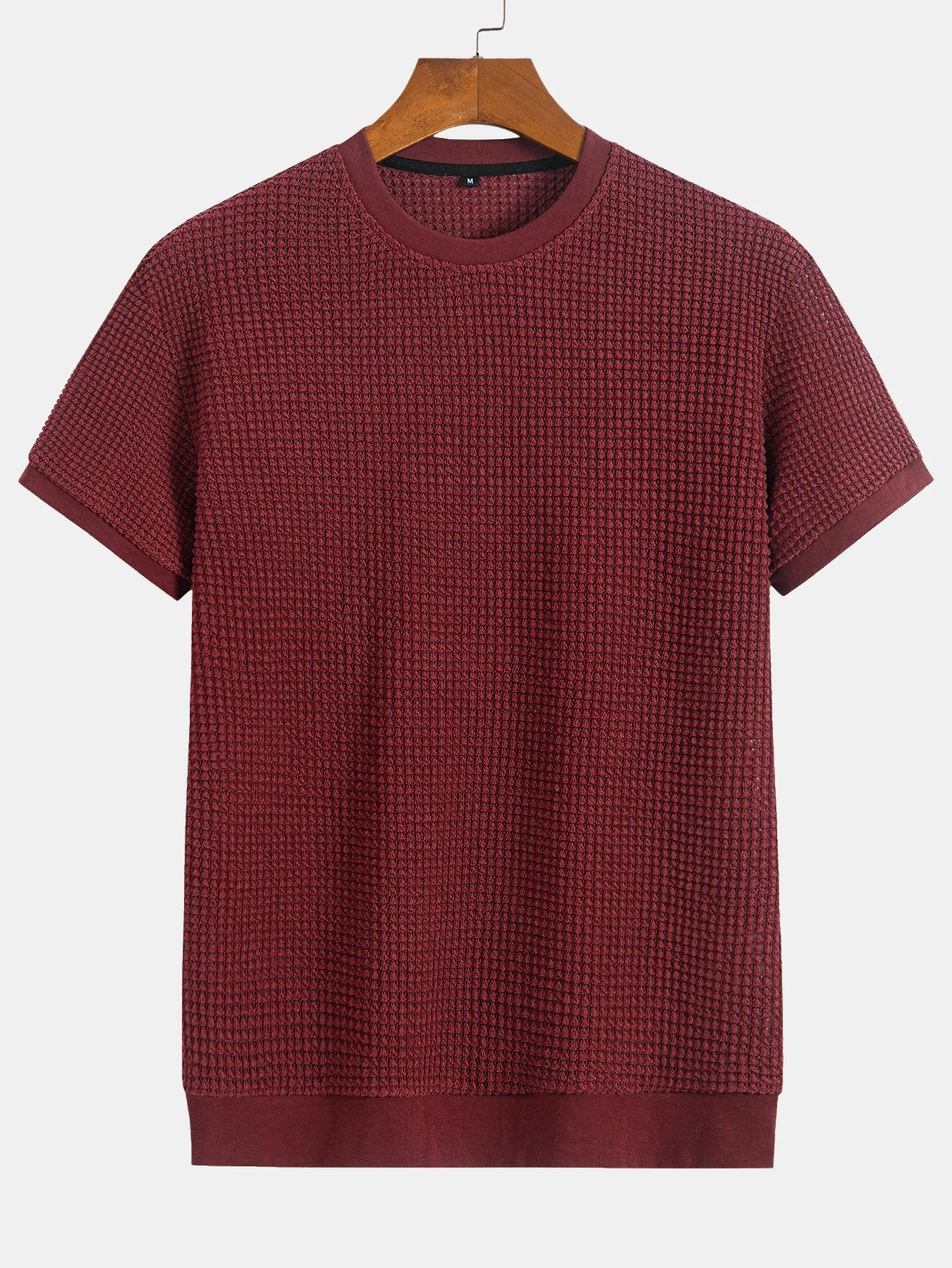 Mauricio® | Short Sleeve Waffle Ribbed Hem T-Shirt - Image 10