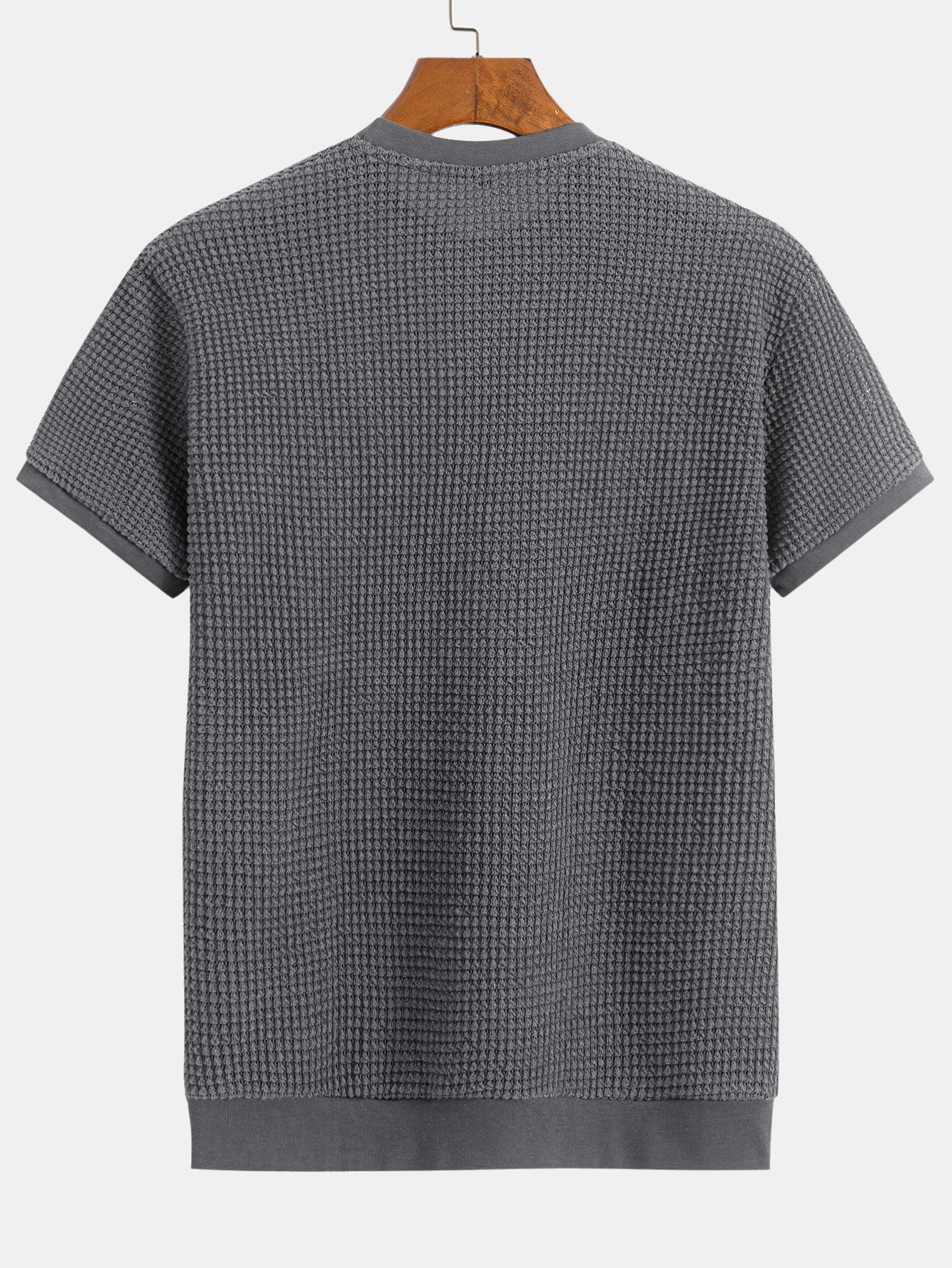 Mauricio® | Short Sleeve Waffle Ribbed Hem T-Shirt - Image 12