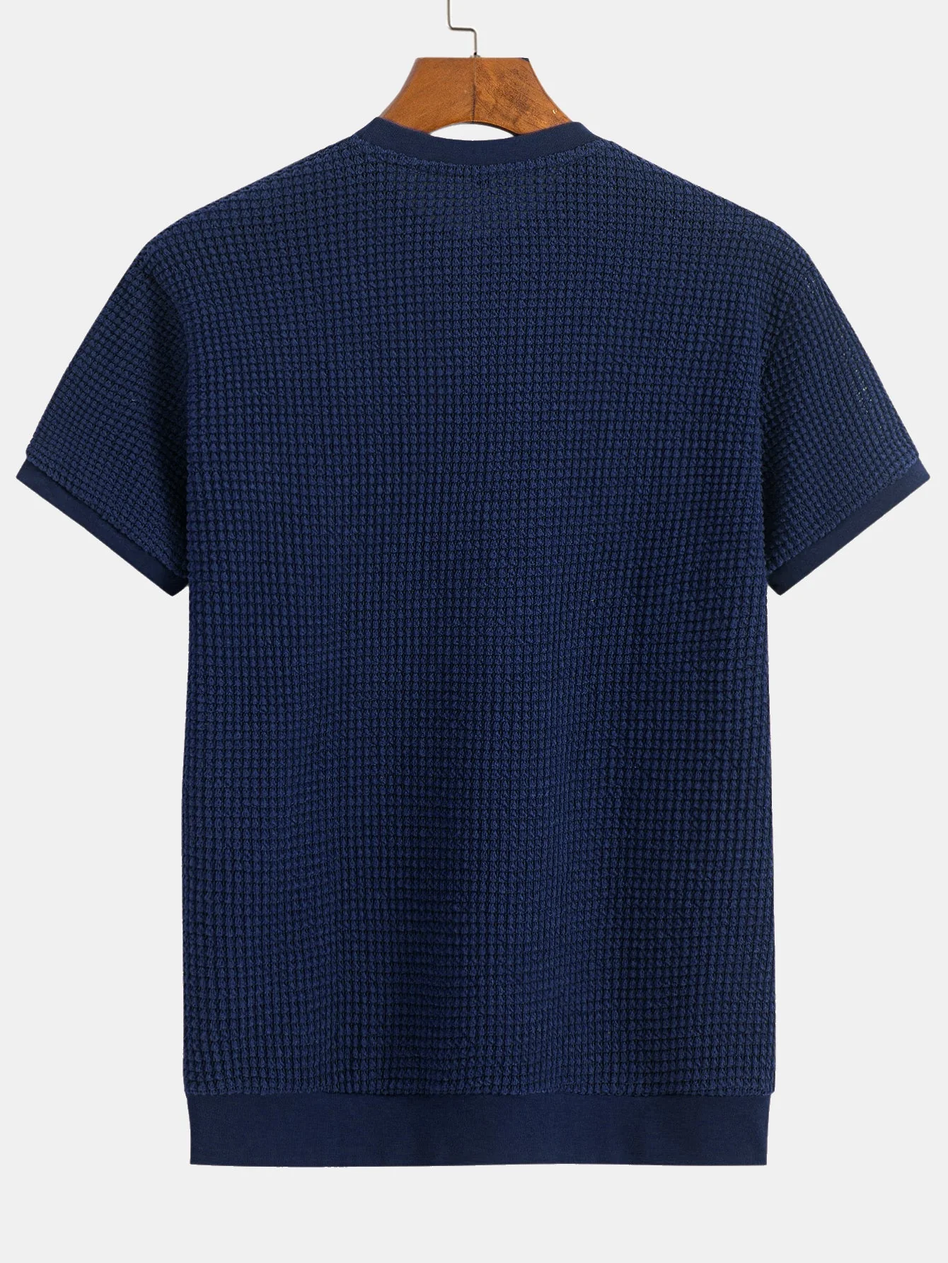 Mauricio® | Short Sleeve Waffle Ribbed Hem T-Shirt - Image 14