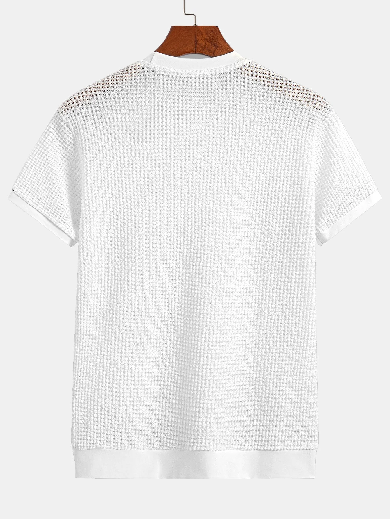 Mauricio® | Short Sleeve Waffle Ribbed Hem T-Shirt - Image 16