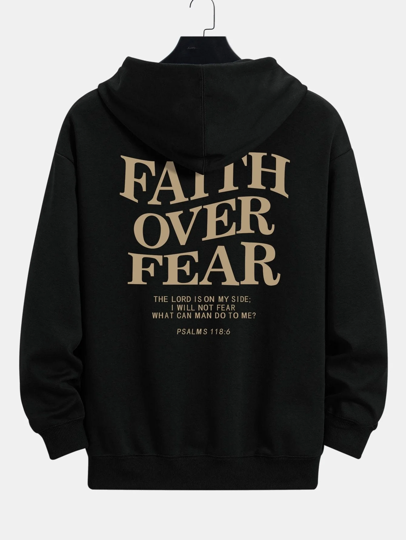 Maximus | Faith Over Fear Print Relax Fit Hoodie