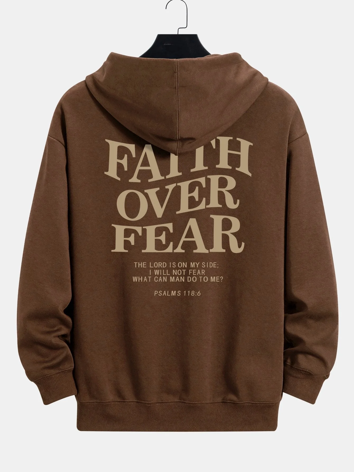 Maximus | Faith Over Fear Print Relax Fit Hoodie - Image 12