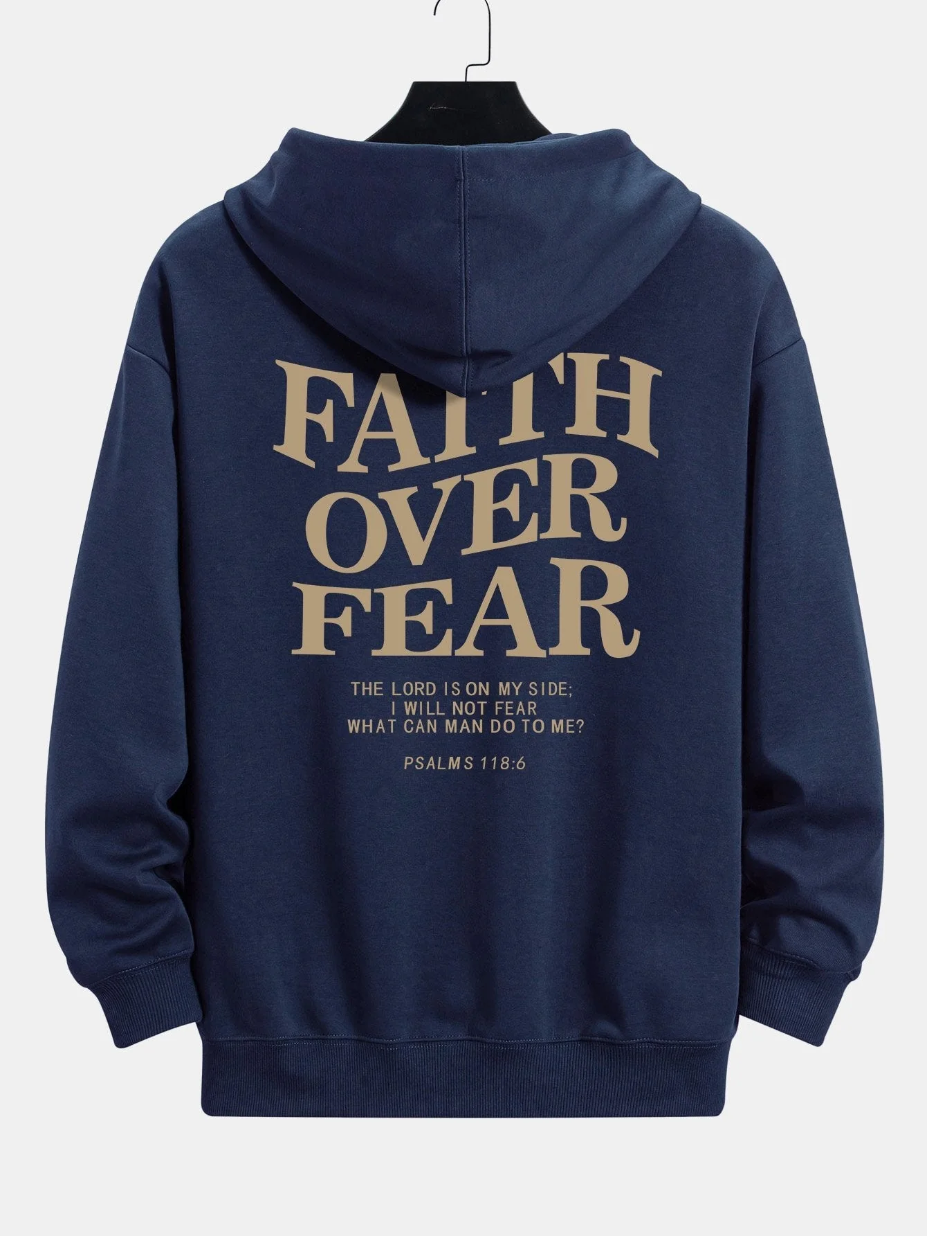 Maximus | Faith Over Fear Print Relax Fit Hoodie - Image 16