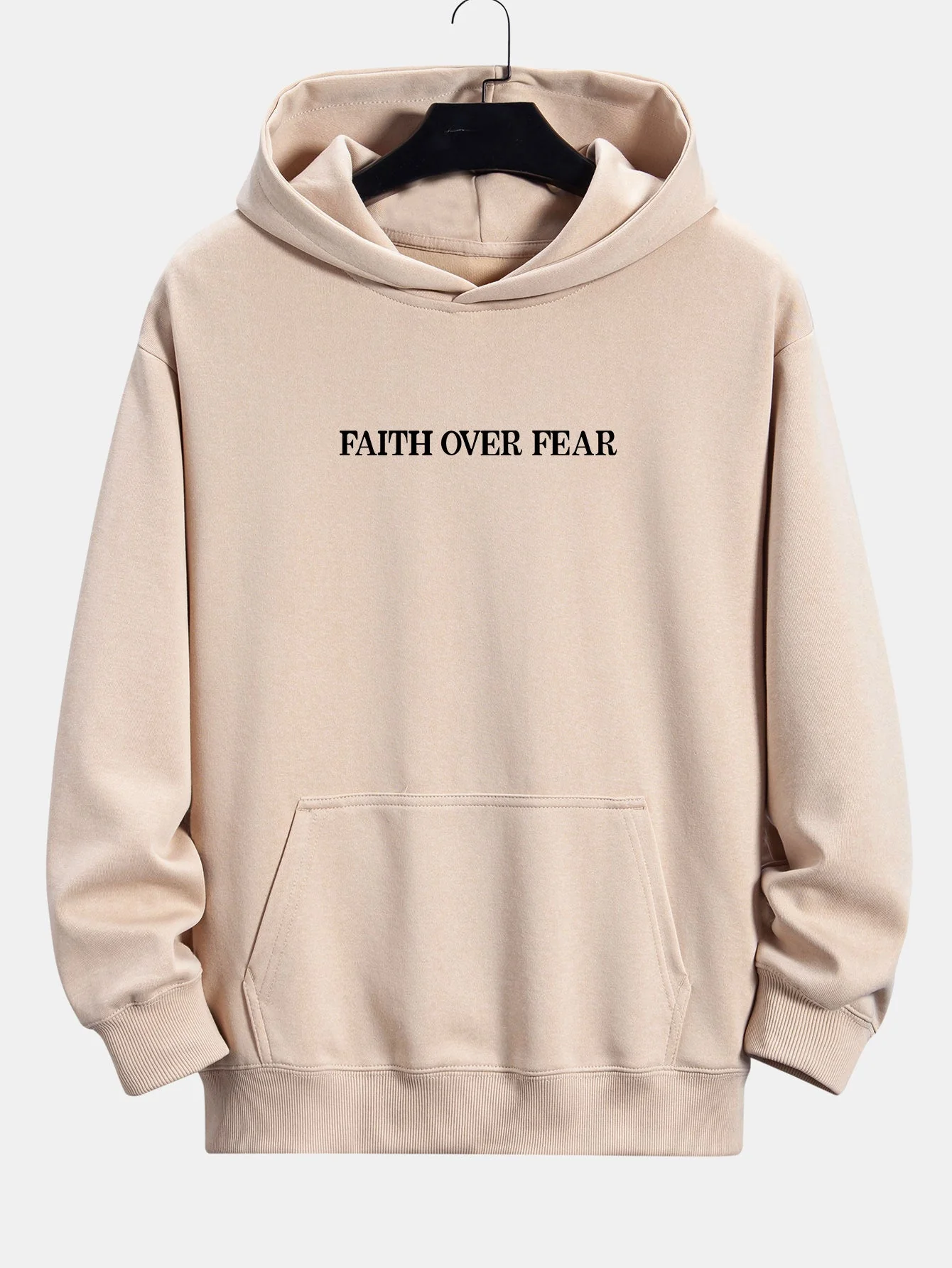 Maximus | Faith Over Fear Print Relax Fit Hoodie - Image 6