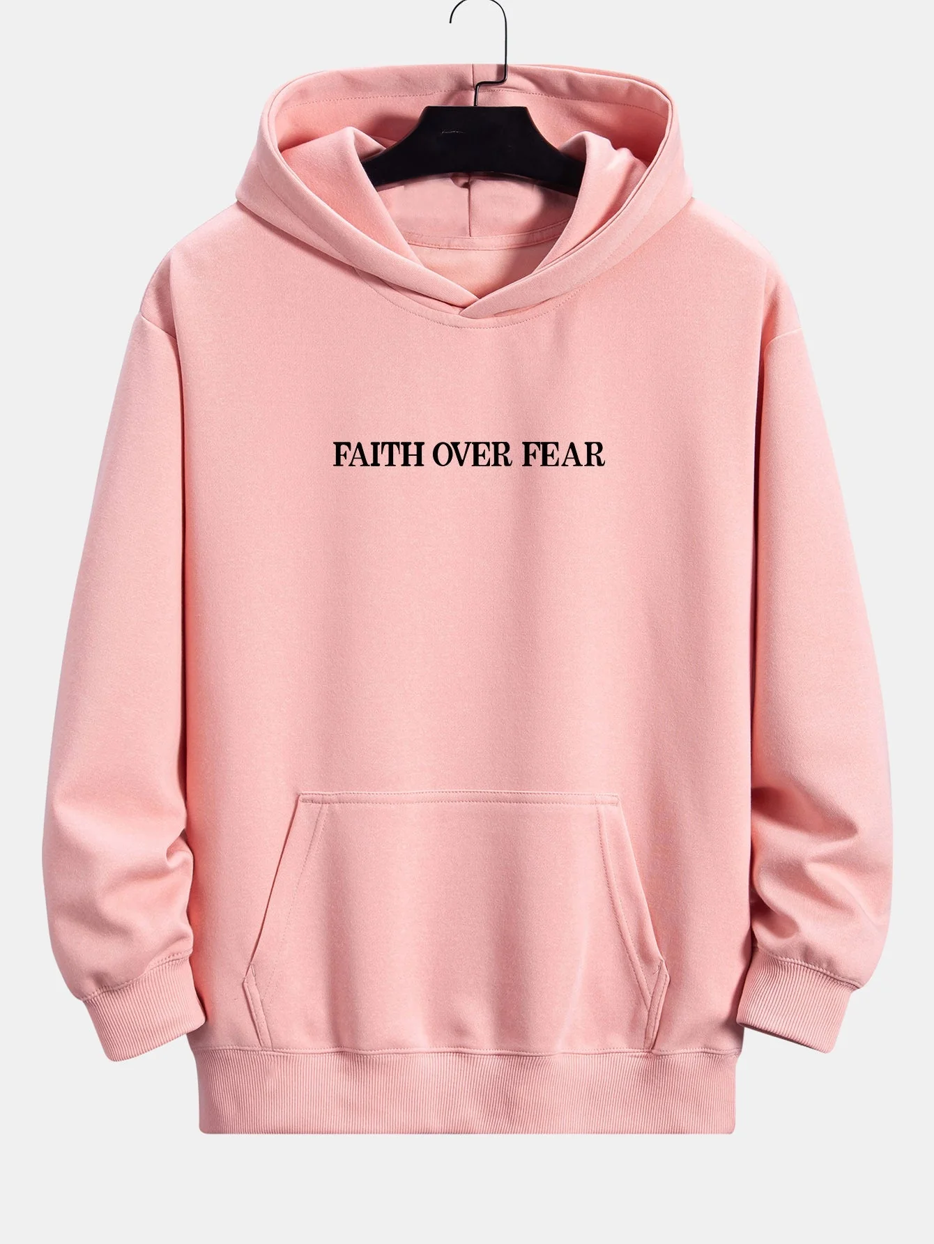 Maximus | Faith Over Fear Print Relax Fit Hoodie - Image 8